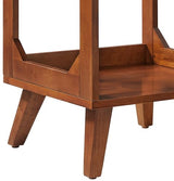 Crosley Furniture Asheville Mid-Century Modern Media Console Record Player Stand, Storage for Vinyl Records, Walnut Crosley Furniture
