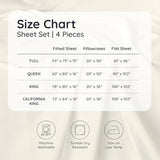 Bambaw 100% Viscose Derived from Bamboo Sheets Queen Size Set – 4pcs Cooling Sheets Queen, Luxury Bedding, Soft & Breathable, Deep Pocket Fits Up to 16'' Mattresses (Terracotta) Bambaw