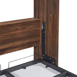 Harper & Bright Designs Twin Murphy Bed Wall Bed with Drawers and Cabinet, Twin Size Wood Space-Saving Murphy Bed for Guest Room Home Office,White Harper & Bright Designs