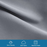 SPRINGSPIRIT Cot Sheets 30" x 75" x 9", 4 Piece Cot Sheet Set, Cot Size Fitted Sheets with Narrow Twin/Camp Bunk/Rvs Bunk/Guest Beds/Trifold Mattress, Grey SPRINGSPIRIT