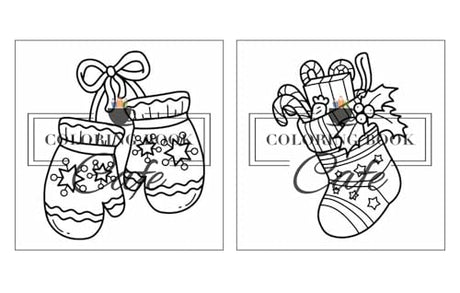 Cozy Christmas: Cute and Cozy Coloring Book for Adults & Teens Featuring Easy and Bold Christmas Designs WoodArtSupply