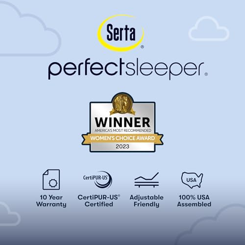 Serta Perfect Sleeper Ultimate 12" California King Mattress - Extra Firm, Cooling Gel Memory Foam, Pocket Innersprings for Motion Isolation, Edge Support, CertiPUR-US Certified - Oasis Sleep