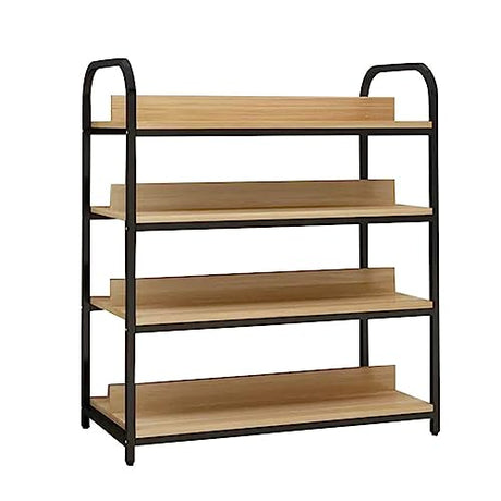 zktoermn Commercial-Grade Shelving Unit, Supermarket Shelf Metal Shelves Utility Rack Single and Double-Sided Center Island Cabinet for Kitchen Garage Organizer (Color : Black, Size : 130x120x60cm) zktoermn