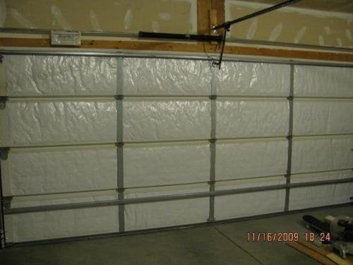 Ant Enterprises NASA TECH Reflective White Foam Core Garage Door Insulation Kit 8L x 7H Ant Enterprises