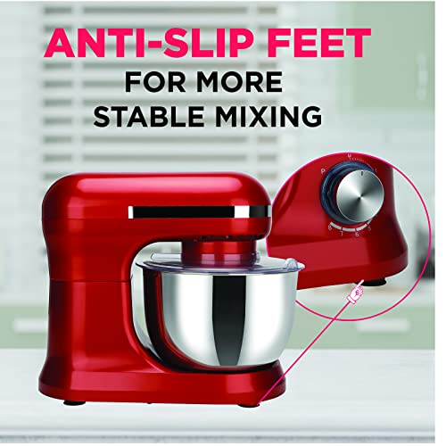 Frigidaire 4.5L Retro Stand Mixer (Red) CULINARY CHEF