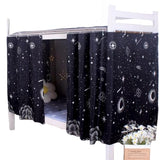 Dorm Bottom Bunk Bed Curtains Privacy Curtains 350g Dustproof Breathable Single Bed Blackout Curtains Panels Privacy Underbed Loft Bed Canopy Tent Curtain Shading Drapes for Dorm College Home 2 panels YMMMY ROSE