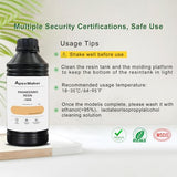 ApexMaker 3D Printer Engineer Resin 395-405nm High Hardness Photopolymer Resin, Used for 3D Printing of Functional Gadgets and Models for 4K 8K LCD/DLP 3D Printer(Engineer Orange,1000g)