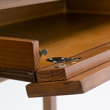 SIMPLIHOME Warm Shaker SOLID WOOD Rustic Modern 48 inch Wide Home Office Desk, Writing Table, Workstation, Study Table Furniture in Light Golden SIMPLIHOME