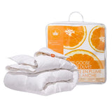 Canadian Down & Feather Co. - All Season White Goose Feather Duvet Comforter Twin Size - 233 TC Shell 100% Cotton - Oeko TEX Certified Canadian Down & Feather Company