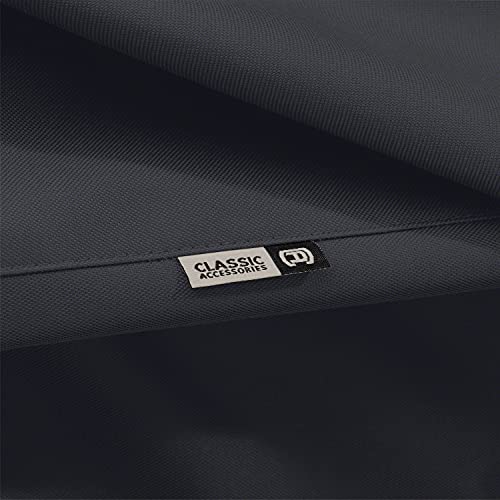 Classic Accessories Ravenna Water-Resistant 32 Inch Built-In BBQ Grill Top Cover, Black, Grill Cover, Grill Cover for Outdoor Grill, BBQ Cover Classic Accessories