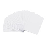 20 Pack Premium Blank PVC Cards, CAETOUNG CR80 30 Mil Graphic Quality White Plastic Cards for Photo ID Badge Printers CAETOUNG
