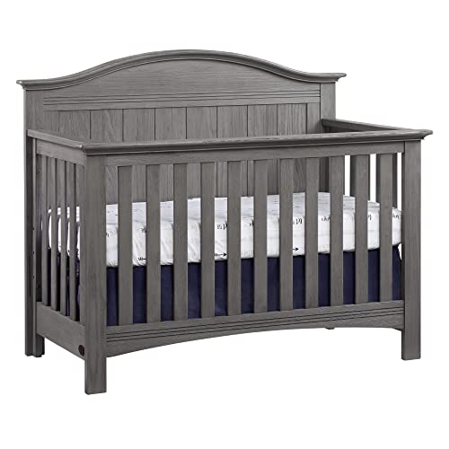 Soho Baby Chandler Premium 4-in-1 Convertible Crib, Graphite Gray, GreenGuard Gold Certified Soho Baby