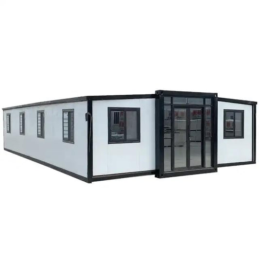 40ft 20ft shipping prefab container expandable house for sale light steel folding prefabricated home villa 5 bedroom