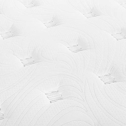 Olee Sleep Full Mattress, 10 Inch Plush Cloud Hybrid Mattress, Gel Infused Memory Foam, Pocket Spring for Support and Pressure Relief, CertiPUR-US Certified, Bed-in-a-Box, Soft, Full Size