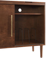 Crosley Furniture Everett Mid-Century Modern Media Console, Mahogany Crosley Furniture