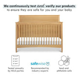 DaVinci Frem 4-in-1 Convertible Crib in Honey, GREENGUARD Gold Certified DaVinci