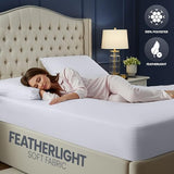 Utopia Bedding Waterproof 5-Sided Mattress Protector Full Size, Premium Breathable Mattress Cover, Fitted Style with Stretchable Pockets (White) Utopia Bedding