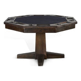 Pemberly Row Transitional Wood Game & Dining Table in Tobacco Leaf Pemberly Row