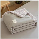RDIAYDN Quilted Bedspread Double Single, Summer Duvet for Double Bed, Lightweight Summer Quilted Comforter Soft and Breathable for All Seasons (I,220 x 240 cm) RDIAYDN