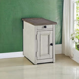 Signature Design by Ashley Ashley Furniture Signature Design-Bolanburg Chairside End Table, 14"W x 24"D x 23"H, Whitewash Signature Design by Ashley