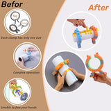 𝑷𝒆𝒓𝒇𝒆𝒄𝒕 𝑻𝒖𝒎𝒃𝒍𝒆𝒓 𝑪𝒍𝒂𝒎𝒑,Sublimation Blanks Tumbler Clamp Tool, for 20oz 30oz Sublimation Blanks, Heat Resistant Gloves, Heat Tape Sublimation, Heat Tape Dispenser Sublimation Kit AFW