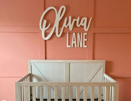 Custom Wooden Name sign for Nursery Wall Decor, Wooden Cutout Words, Personalized decorations for kids room Kobasic Creations