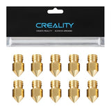Creality Official Ender 3 0.4mm Nozzles 10 PCS, Brass 3D Printer Nozzles for Ender 3 V2/Ender 3 Pro/Ender 3 Max/Ender 5 Series and Sermoon D1 Creality