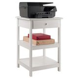 Winsome Delta Printer Stand White Home Office 20.87x20.24x30.71 Winsome