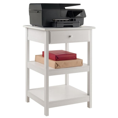 Winsome Delta Printer Stand White Home Office 20.87x20.24x30.71 - WoodArtSupply