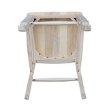 International Concepts 29-Inch Double X Stool, Unfinished IC International Concepts