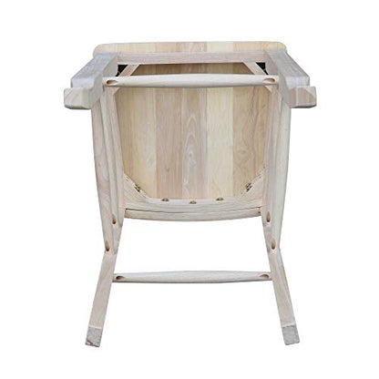 International Concepts 29-Inch Double X Stool, Unfinished - WoodArtSupply