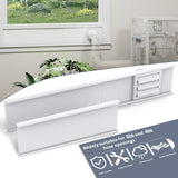 Flamorrow Window Vent Kit with Outdoor Vent Cover Fit for 3" and 4" Hose，Adjustable Window Vent Seal Panels for Exhaust Ventilation Duct of Laser Engraver/3D Printer Enclosure, Dryer, Grow Tent Flamorrow