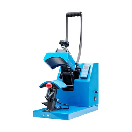 OLIXIS Hat Press Machine, Professional Hat Heat Press for Caps, 3.2"x5.5" PTFE-Coated Plate, LCD Display, 570°F Max Temp, Memory Mode OLIXIS
