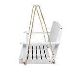 Christopher Knight Home Phoebe Outdoor Acacia Wood Porch Swing, White Christopher Knight Home