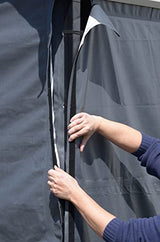 ARROW, Fabric Enclosure Kit for 10 x 15-ft Arrow Carports (Metal carport not included ARROW