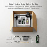 LONGER Ray5 mini 2.5W Laser Engraver, 32-Bit High-Speed 12000mm/min, 0.04mm Compressed Spot, WiFi APP Control, 130×140mm Engraving Area, Offline Engraving, Eye Protection for Wood, Acrylic, Metal Longer