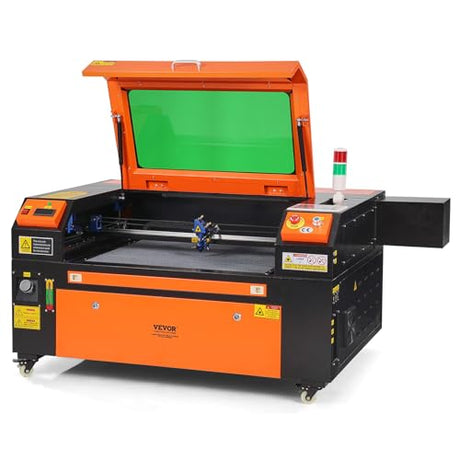 VEVOR 80W CO2 Laser Engraver, 20 x 28 in, 19.7 IPS Laser Cutter Machine with 2-Way Pass Air Assist, Compatible with LightBurn, CorelDRAW, AutoCAD, Windows, Mac OS, Linux, for Wood Acrylic Fabric More VEVOR