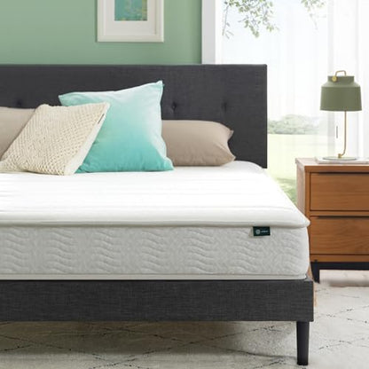 ZINUS 6 Inch Foam and Spring Hybrid Mattress [New Version], Full, Fiberglass Free, Medium Firmness, Durable Support, Certified Safe Foams & Fabric, Mattress in A Box