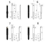 YUCHENGTECH Carving Blade Knife Accessory for Electric Carving Chisel Electric Chisel Power Carver YUCHENGTECH