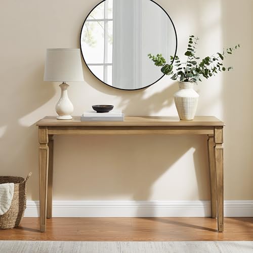 Crosley Furniture Katia Traditional Sofa Console Table for Hall, Entryway, Living Room, Accent Tables, Driftwood Crosley Furniture