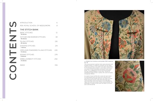 RSN Stitch Bank: 200 Essential Embroidery Stitches (Royal School of Needlework Guides) WoodArtSupply