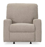 Signature Design by Ashley Deltona Casual Manual Rocker Recliner, Beige Signature Design by Ashley