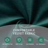 LuxyHoom 89" King Pull Out Sofa Bed, Velvet Chesterfield Sleeper Sofa Couch, 3 in 1 Convertible Tufted Futon Couches with Ottoman for Living Room, Small Space, Apartment, Office, Bedroom, Green LuxyHoom