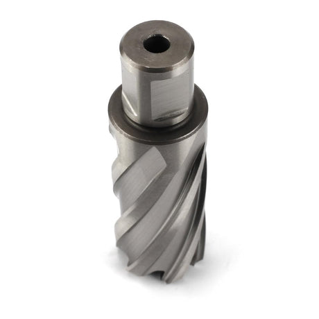 OSCARBIDE 1-1/16"x2"Annular Cutter 1-1/16 inch Cutting Diameter,2 inch Depth of Cut,3/4 inch Weldon Shank 2 Flat Mag Drill Bit with Pilot Pin for Magnetic Drill Press,1 Piece OSCARBIDE