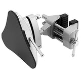 JOIKIT Mini Table Suction Vise, 2-3/4 Inch Jaw Portable Vacuum Base Vise Hobby Bench Vise Clamp with 360° Swiveling Head for DIY, Modelling, JOIKIT