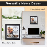 X-partner Pet Memorial Frame with Collar Holder – Dog & Cat Loss Remembrance Gift – You Left Paw Prints on Our Hearts Forever – Sympathy Keepsake Frame for Pet Lovers