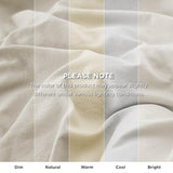 Bedsure Comforter King Size 5 Pieces - King Size Comforter Set with Checkered Throw Blanket and Decorative Pillow, Lightweiget Bedding, All Season Bedding Sets, Linen Beige Bedsure