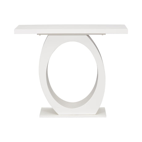 Console Table With Oval Base And Reinforced Bottom Plate HouseOfZazla