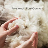 EP Mode Light Weight Wool Comforter for Summer, Purely Natural Duvet Insert, 100% Australian Wool Filling (150GSM, Size Queen) EP Mode