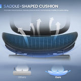 MALOL Ergonomic Office Chair with Footrest, Mesh Home Office Computer Chair with Adjustable Headrest and 3D Arms, Backrest Height, Tilt Lock and Lumbar Support, 300LBS MALOL